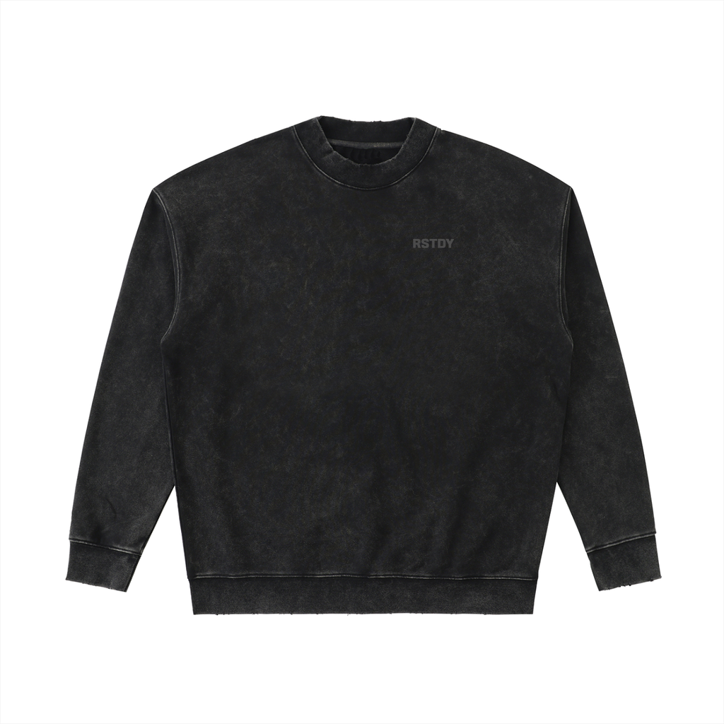 Essential Frayed Heavyweight Oversized Sweatshirt