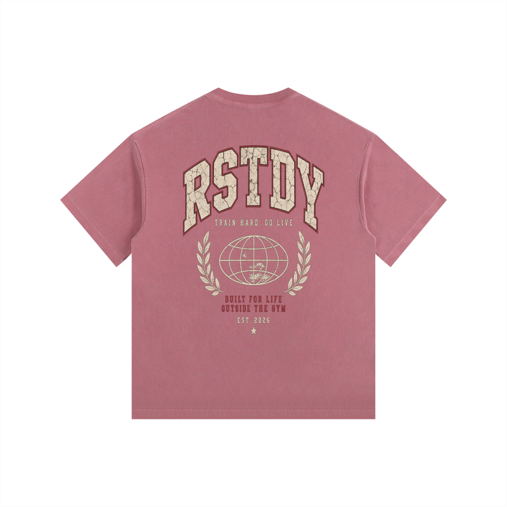 RSTDY Vintage Washed Oversized Cotton Tee