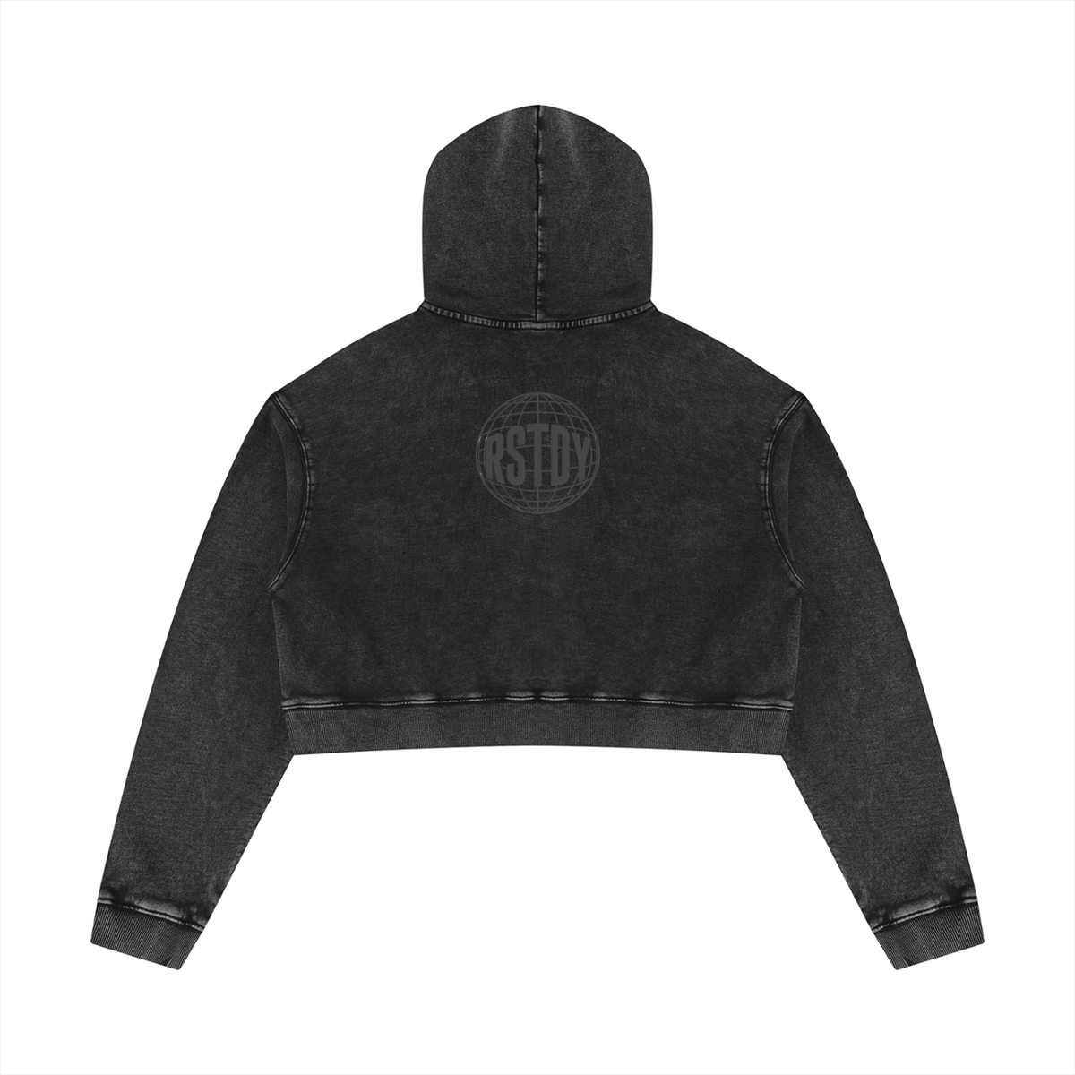 RSTDY Mineral Wash Cropped Hoodie