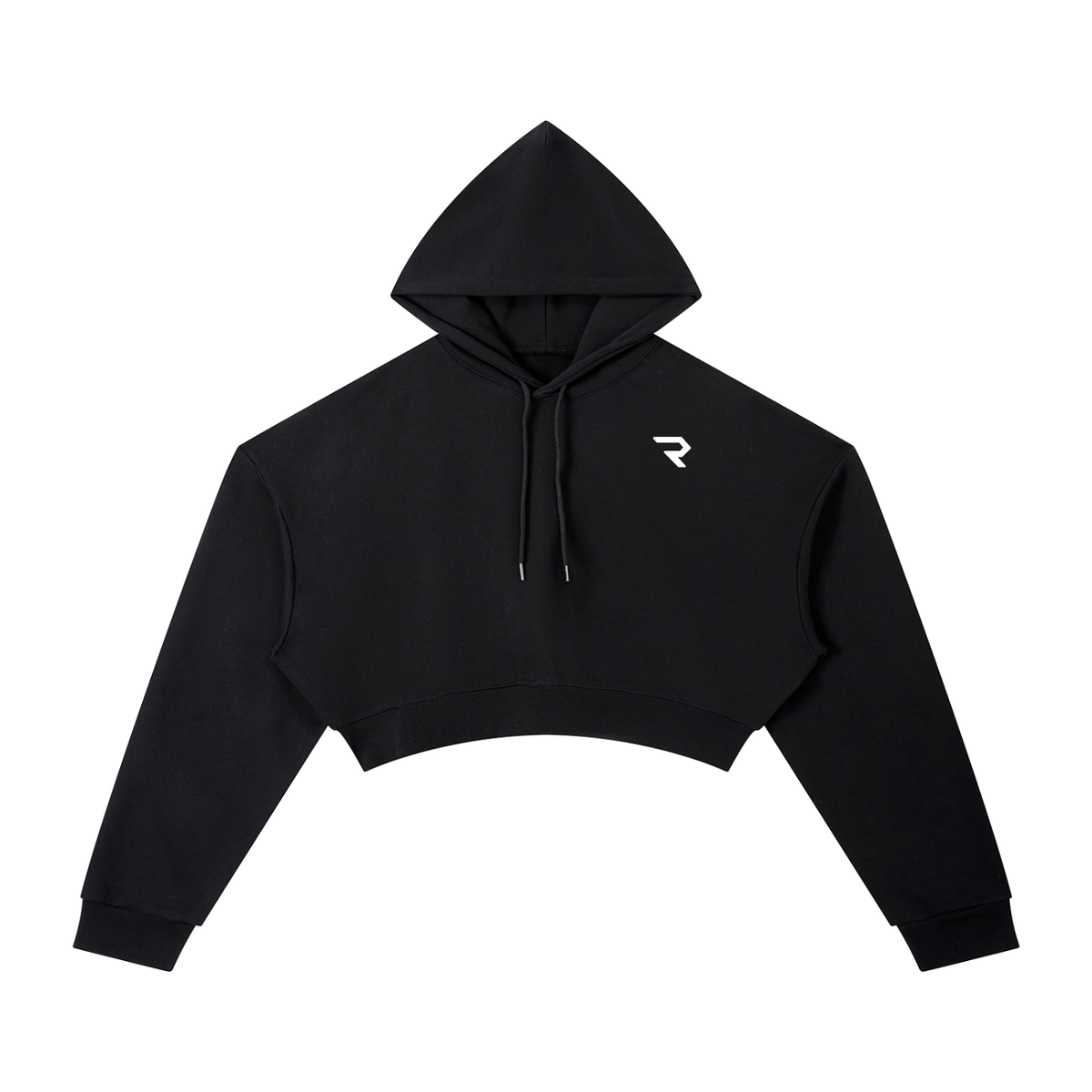 Minimal Cropped Hoodie