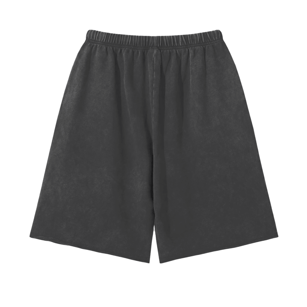 Oversized Heavyweight Raw Hem Shorts
