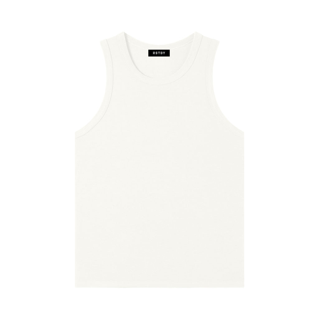 Minimal Heavyweight Ribbed Tank Top