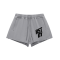 RSTDY Women's Snow Washed Raw Edge Shorts