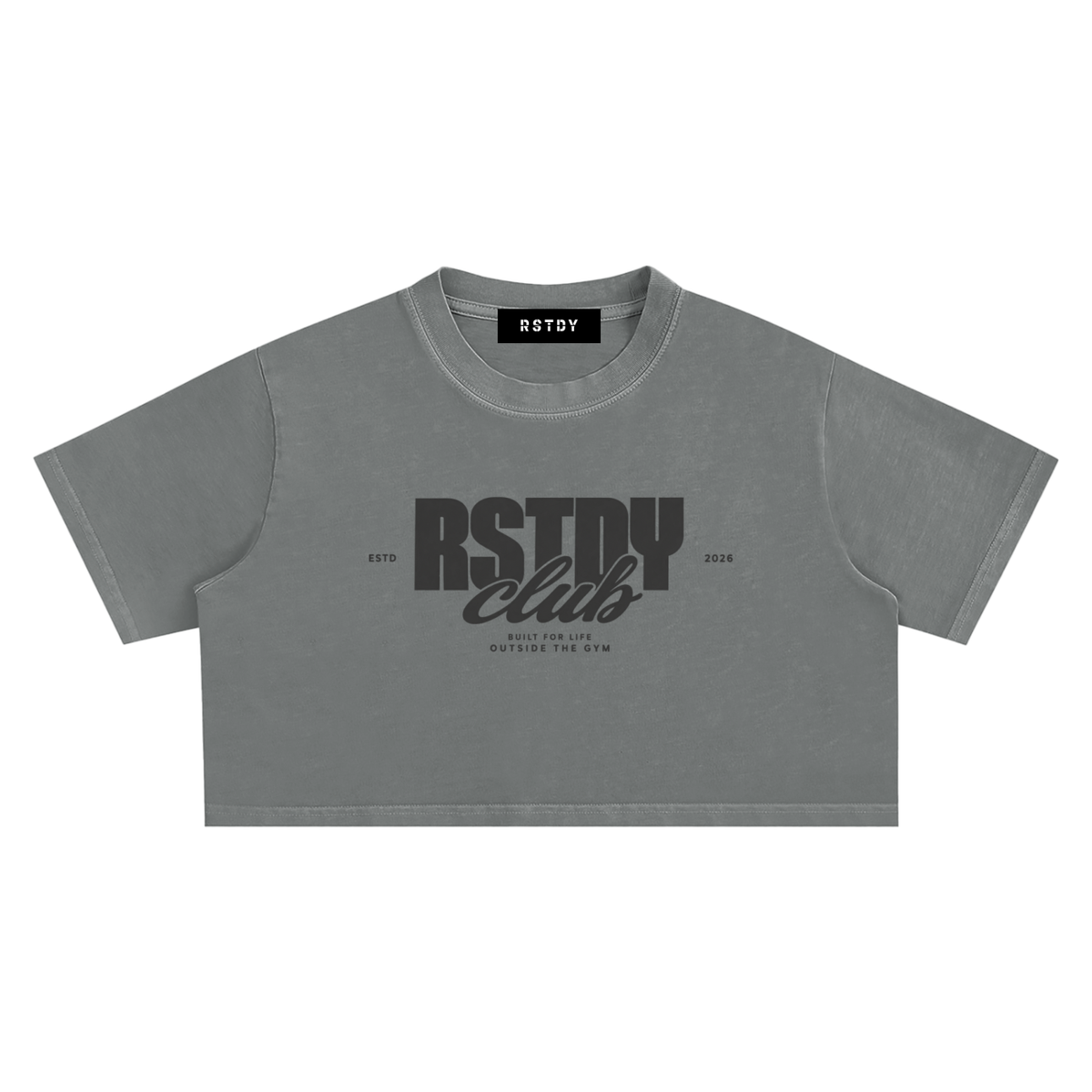 RSTDY Women's Club Crop Tee