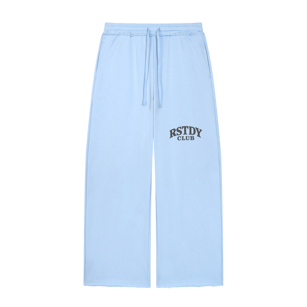 RSTDY Club Women’s Wide Leg Raw Edge Sweatpants