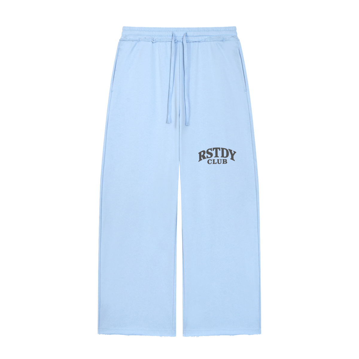 RSTDY Club Women’s Wide Leg Raw Edge Sweatpants