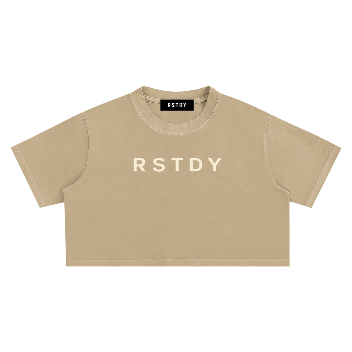 RSTDY Snow Wash Crop Top