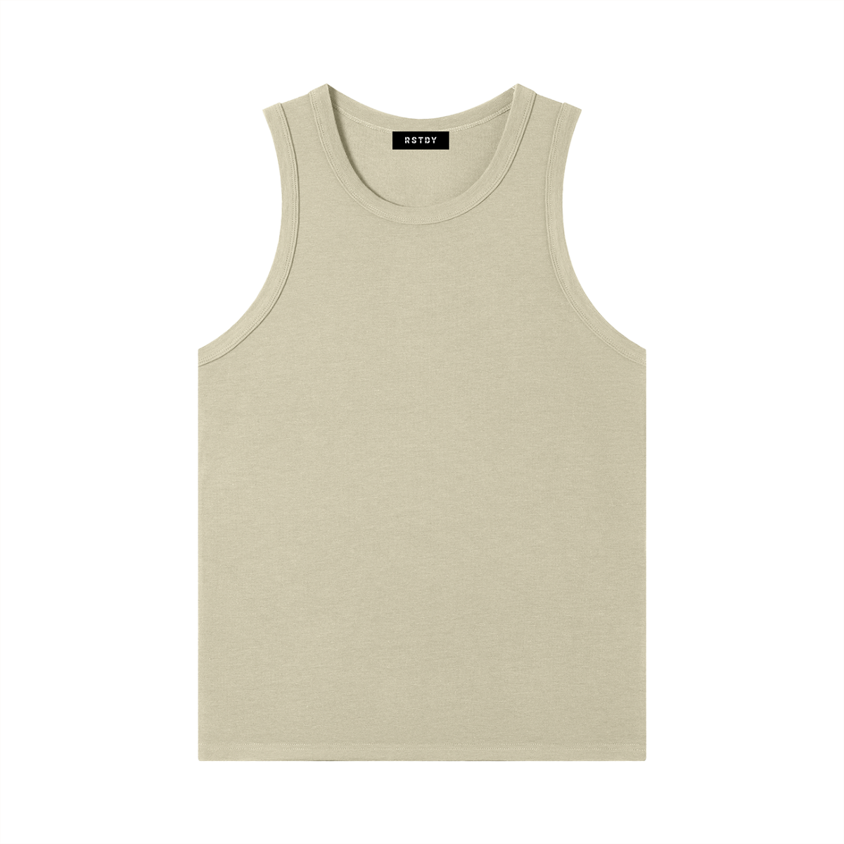 Minimal Heavyweight Ribbed Tank Top