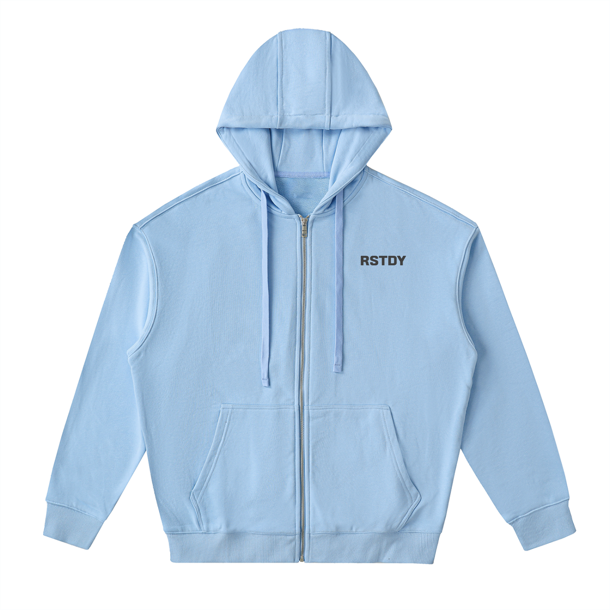Essential Drop-Shoulder Zip Up Hoodie
