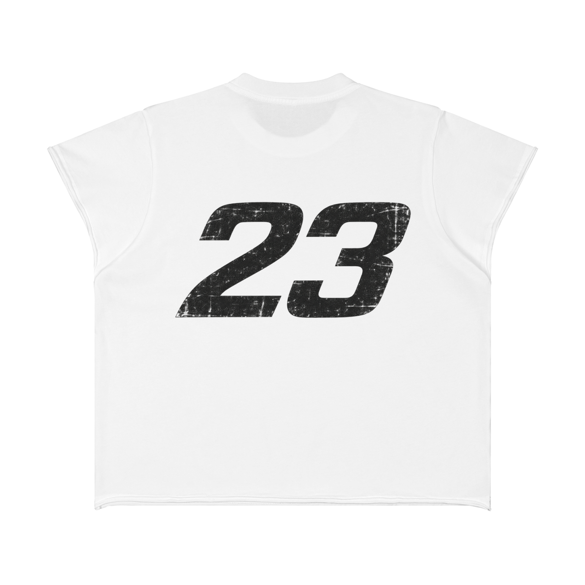 23 Boxy Raw Edge Tee