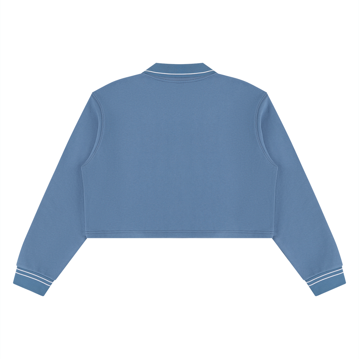 RSTDY Club Cropped Collared Sweatshirt