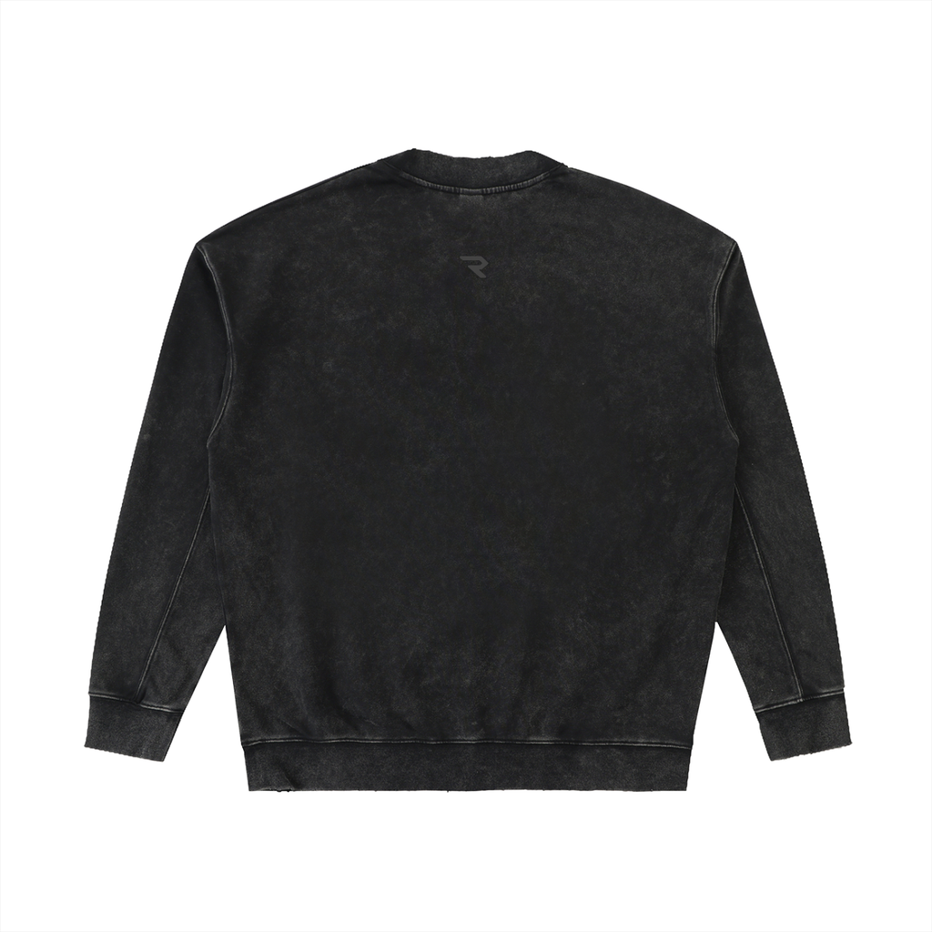 Essential Frayed Heavyweight Oversized Sweatshirt