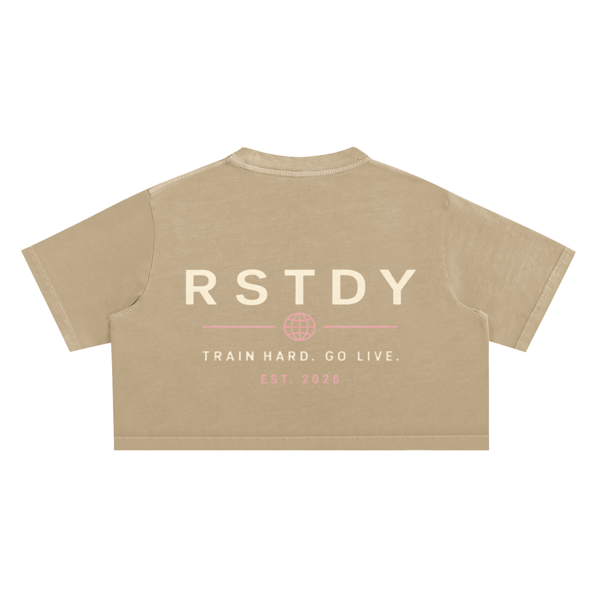 RSTDY Snow Wash Crop Top