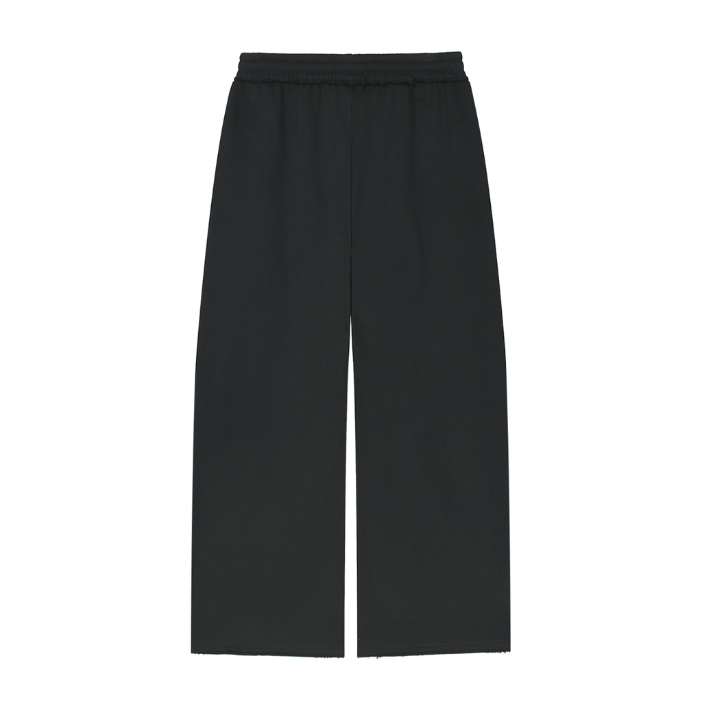 RSTDY Women’s Wide Leg Raw Edge Sweatpants