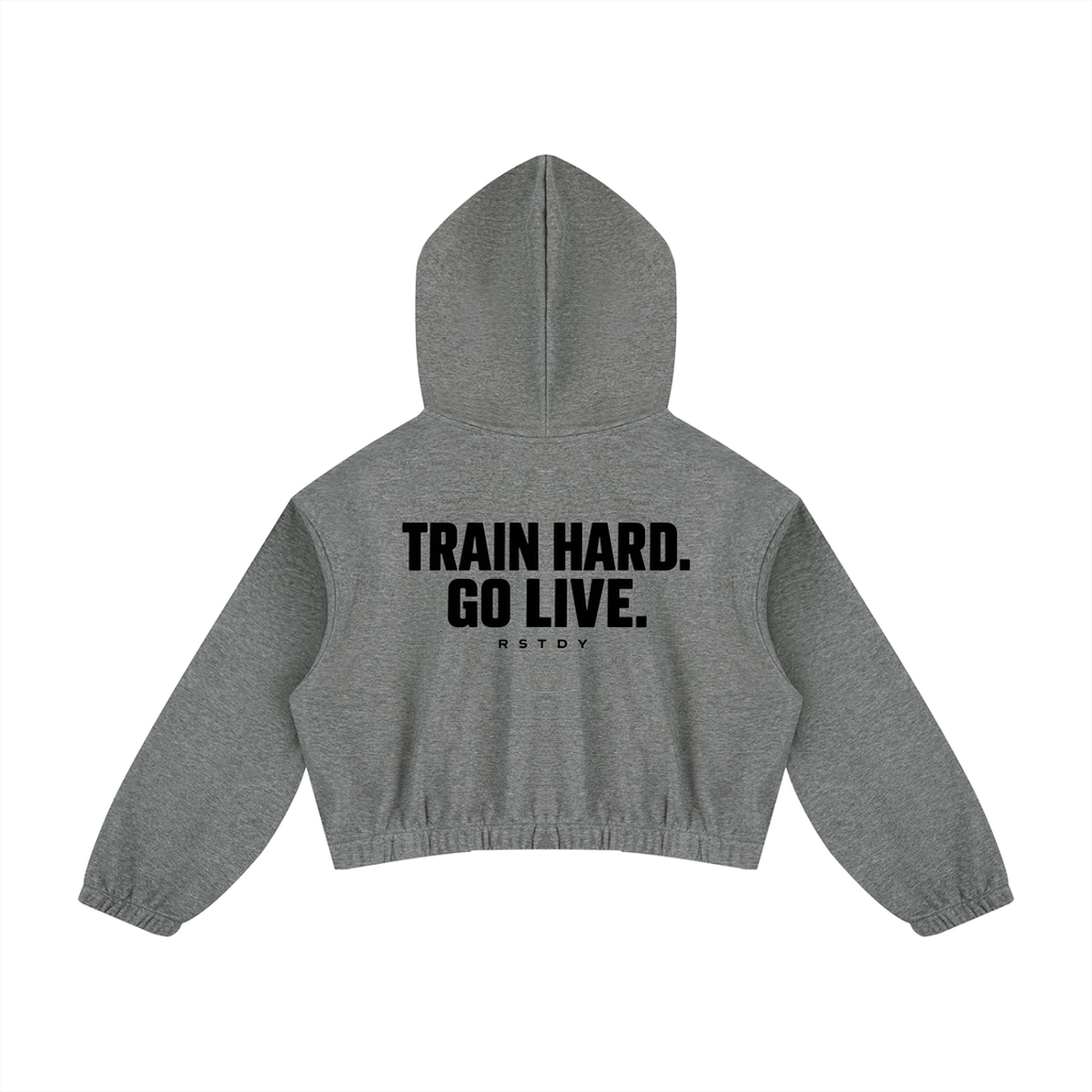 RSTDY Train Hard Boxy Hoodie