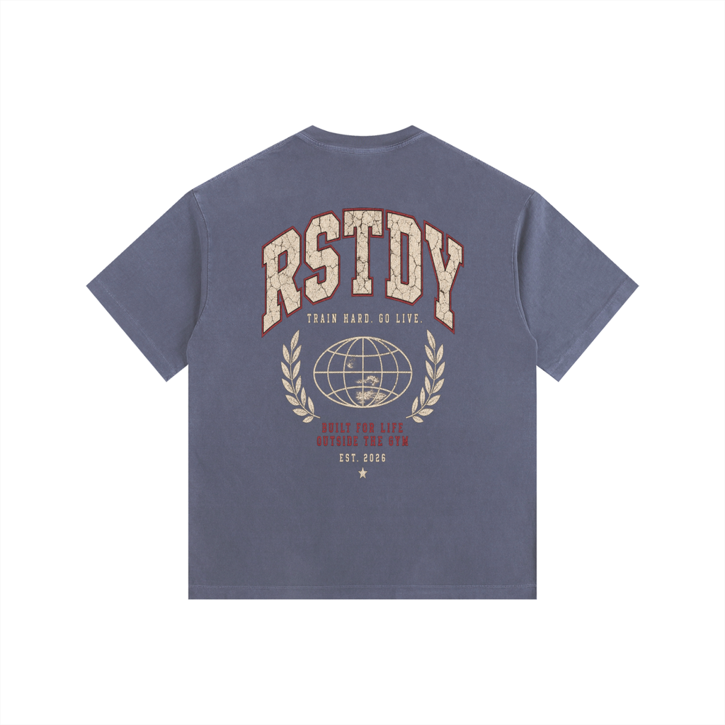 RSTDY Vintage Washed Oversized Cotton Tee