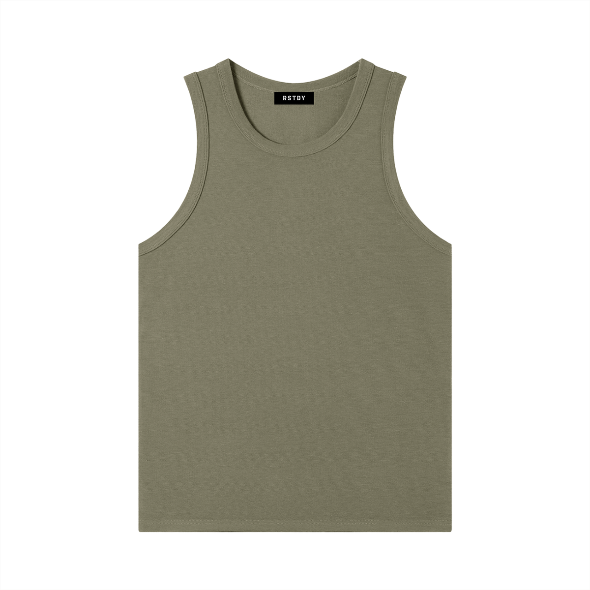 Minimal Heavyweight Ribbed Tank Top