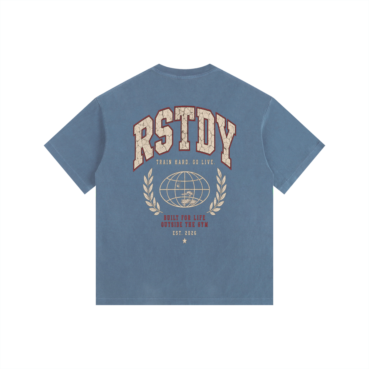 RSTDY Vintage Washed Oversized Cotton Tee