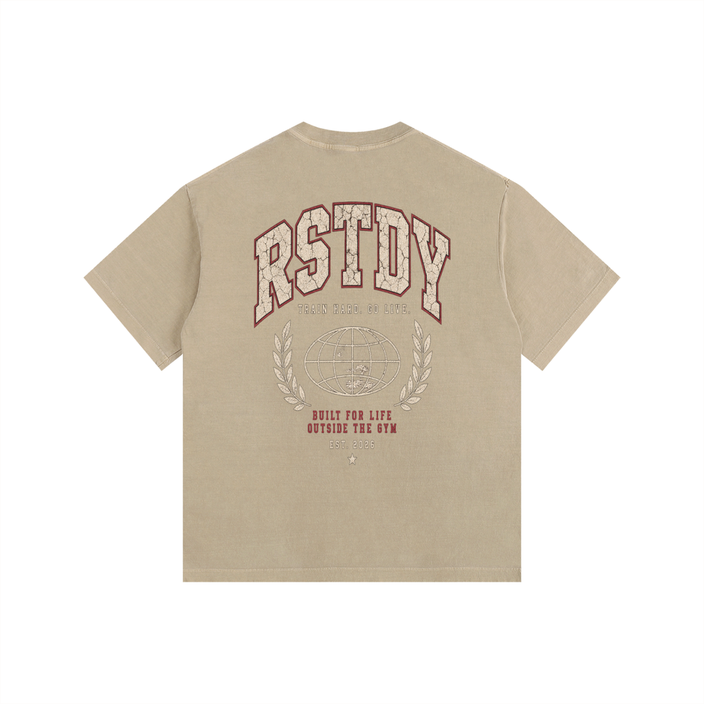 RSTDY Vintage Washed Oversized Cotton Tee