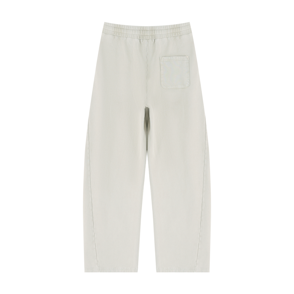 Minimal Mineral Wash Barrel Sweatpants