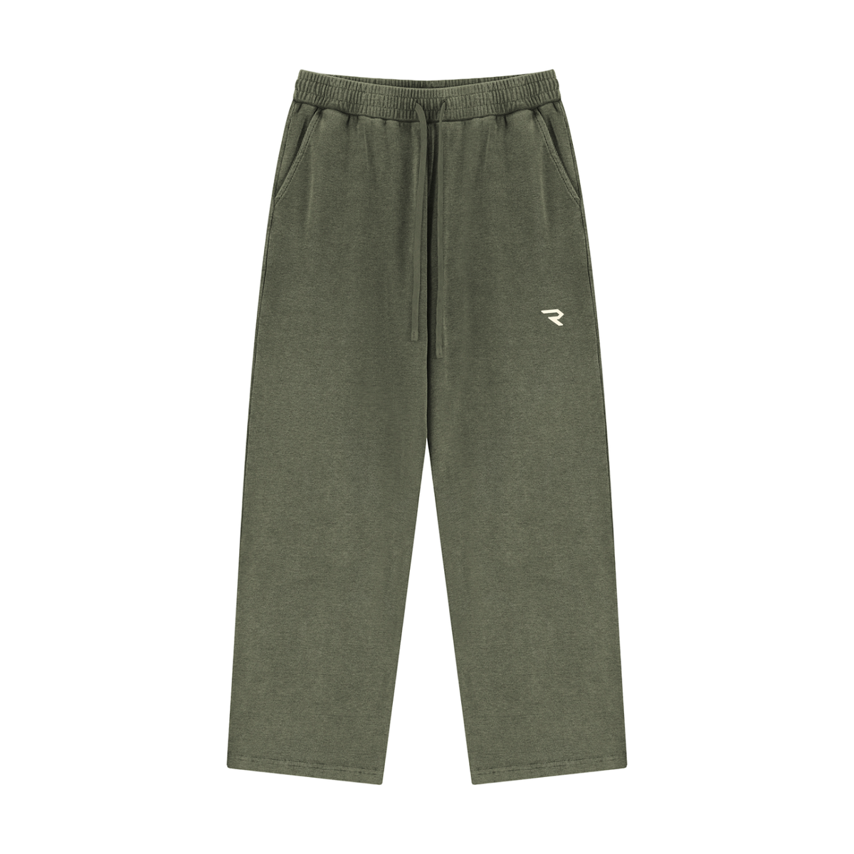 Minimal Mineral Wash Waffle Sweatpants