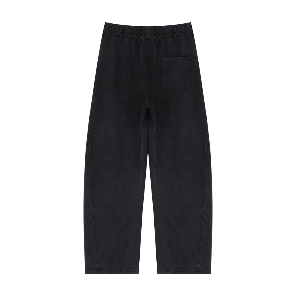 Minimal Mineral Wash Barrel Sweatpants