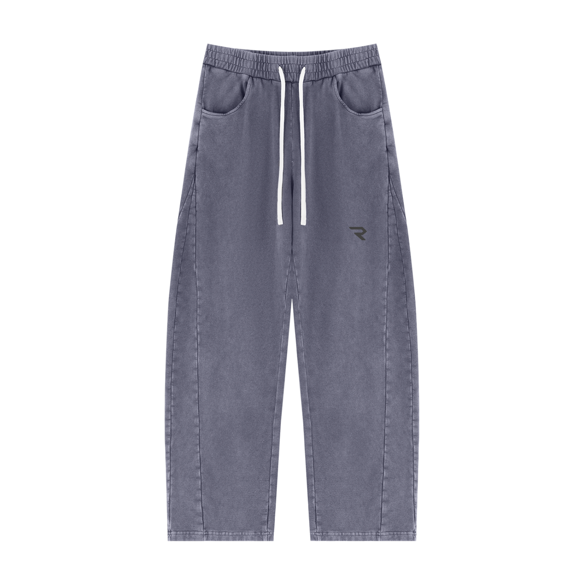 Minimal Mineral Wash Barrel Sweatpants