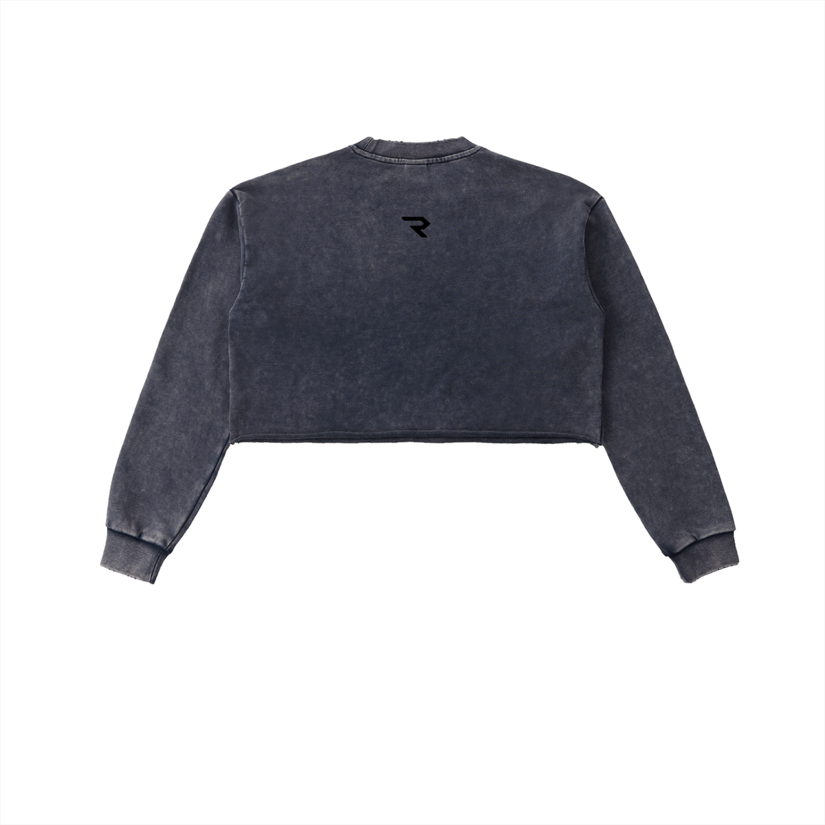 RSTDY Club Snow Washed Cropped Sweatshirt
