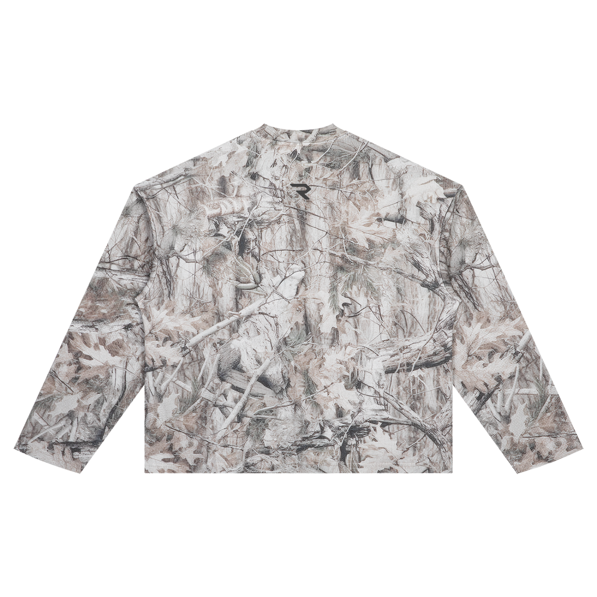 Essential Boxy Tree Camo Waffle T-Shirt