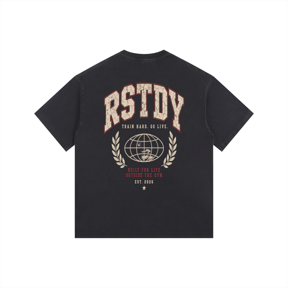 RSTDY Vintage Washed Oversized Cotton Tee