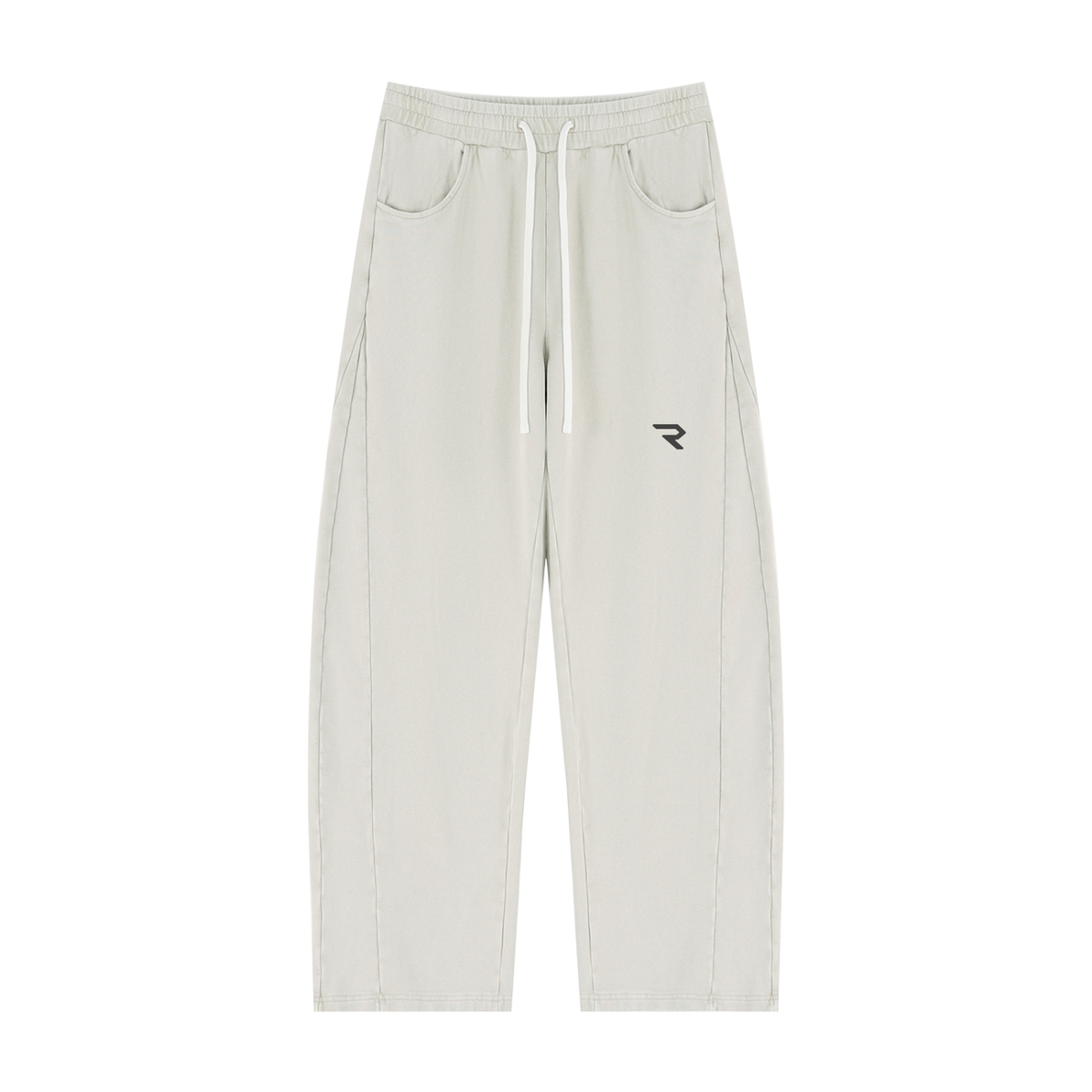 Minimal Mineral Wash Barrel Sweatpants
