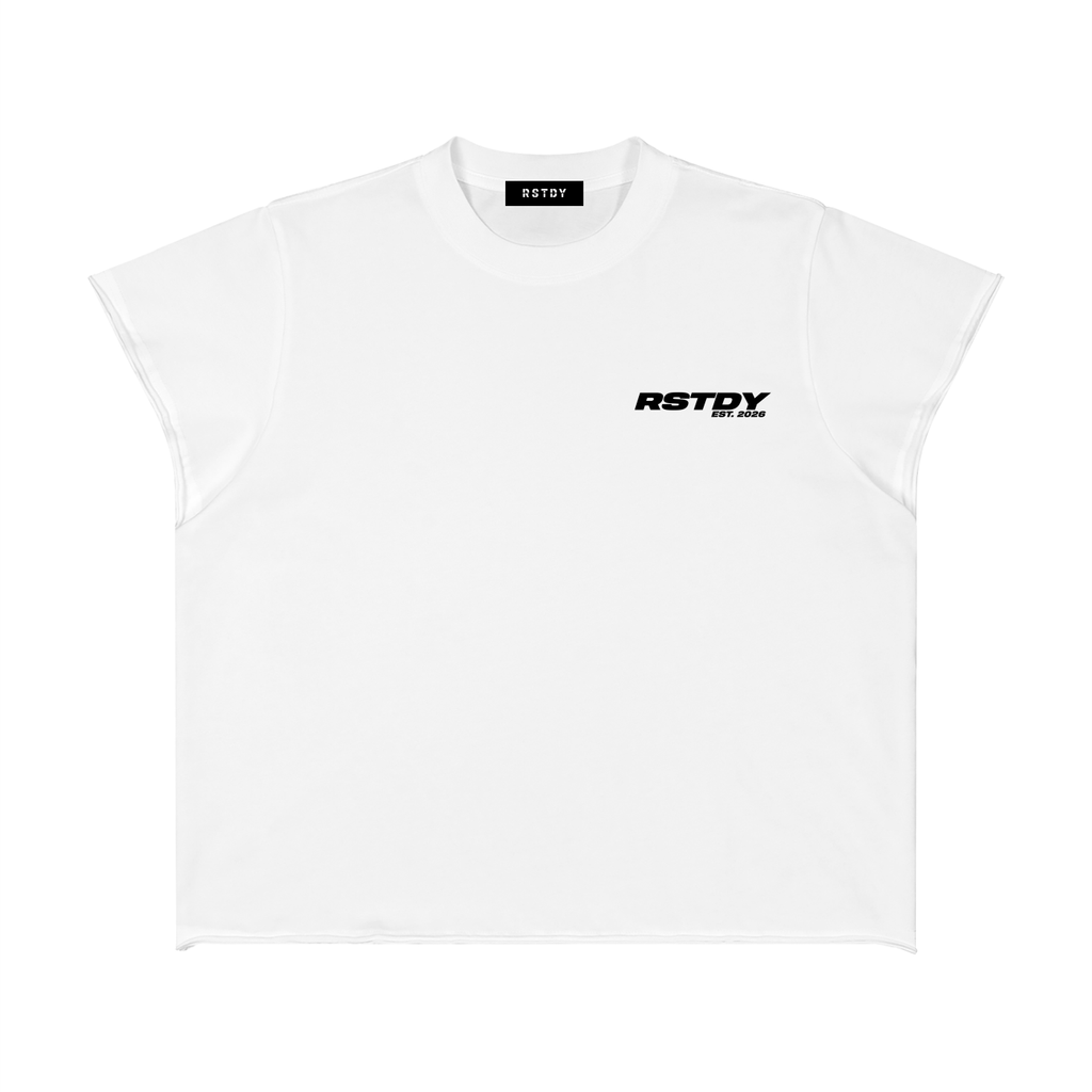 23 Boxy Raw Edge Tee