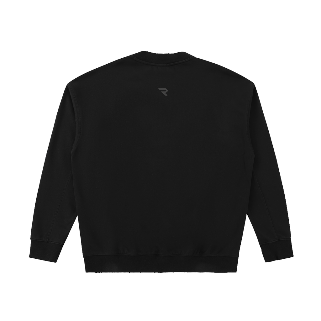 Essential Frayed Heavyweight Oversized Sweatshirt