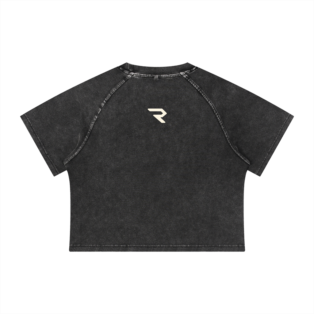 RSTDY Club Mineral Wash Crop Tee
