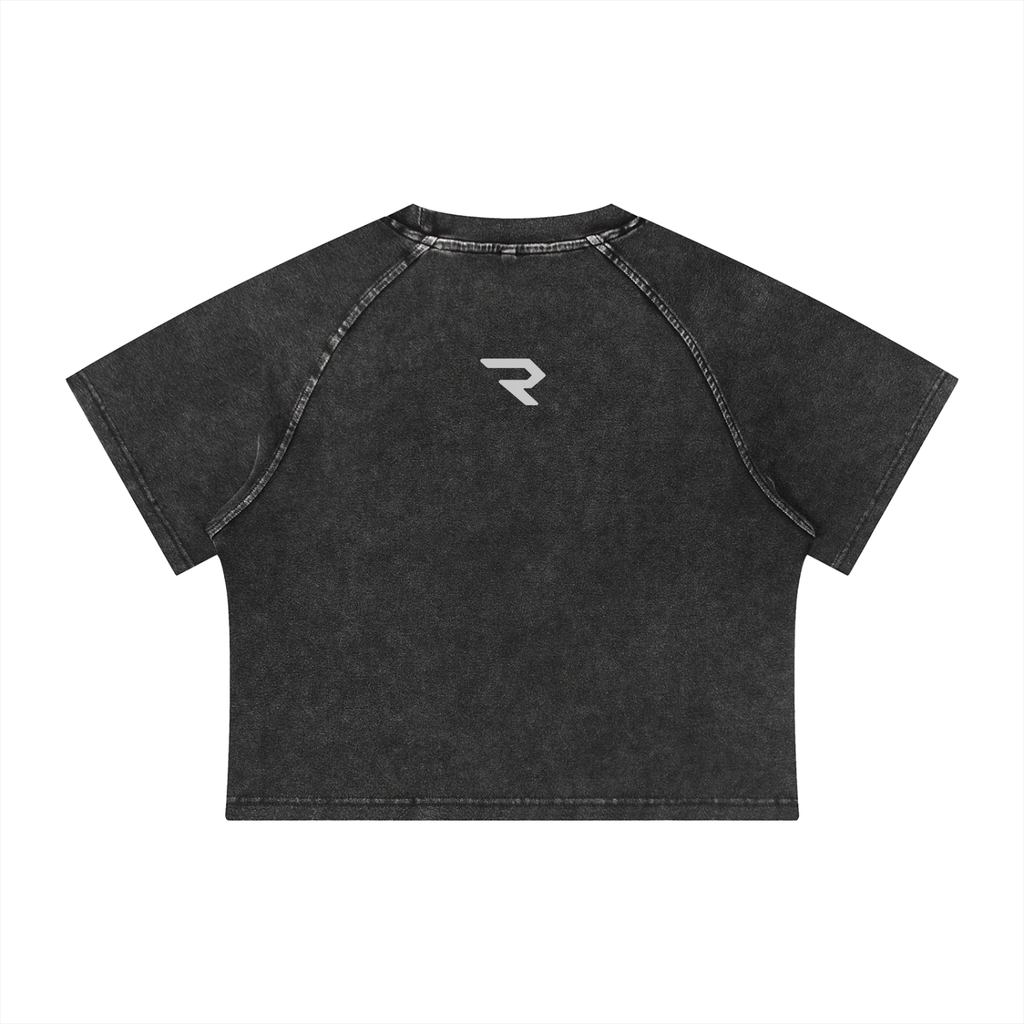 RSTDY Mineral Wash Crop Tee