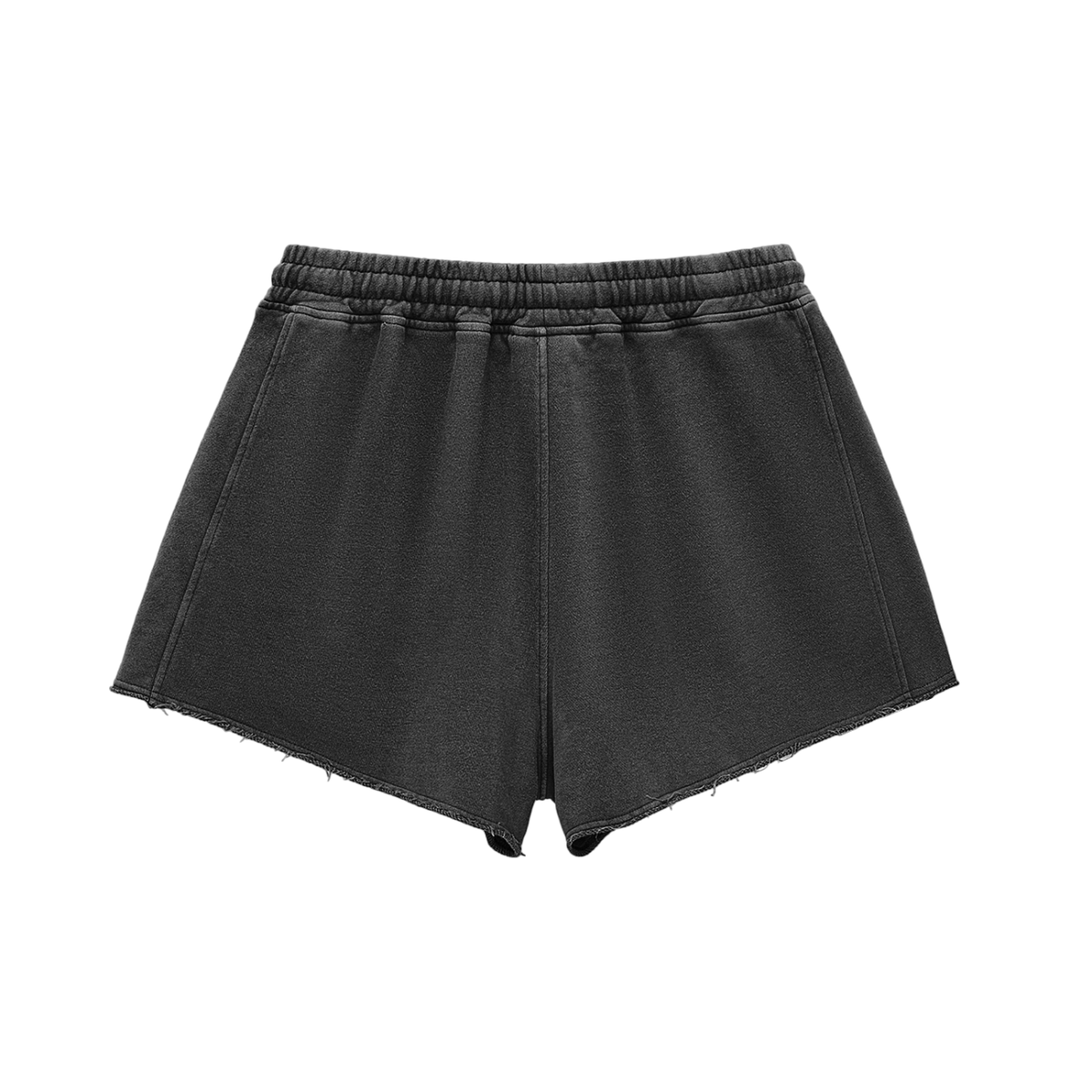RSTDY Women's Snow Washed Raw Edge Shorts