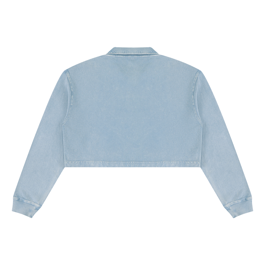 RSTDY Vintage Wash Crop Sweatshirt