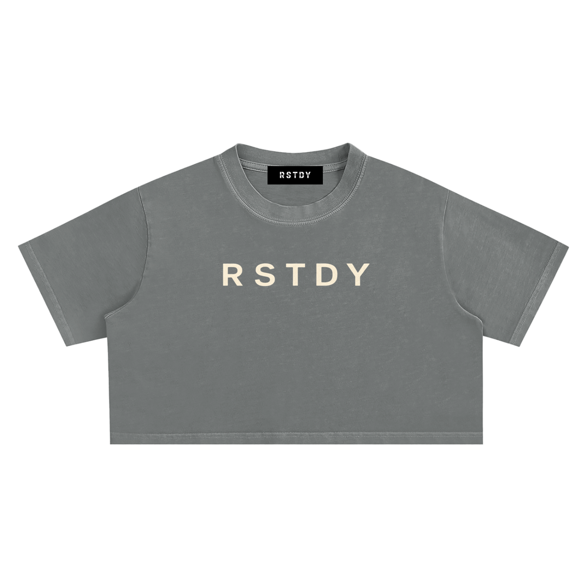 RSTDY Snow Wash Crop Top