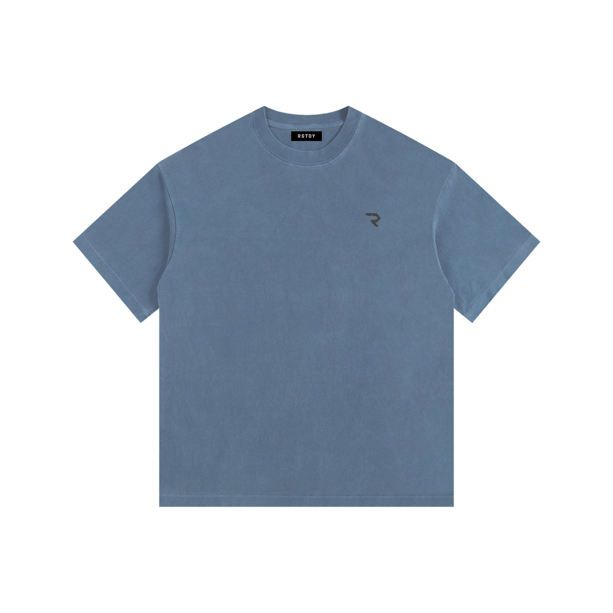 R - Vintage Washed Oversized Cotton T-Shirt
