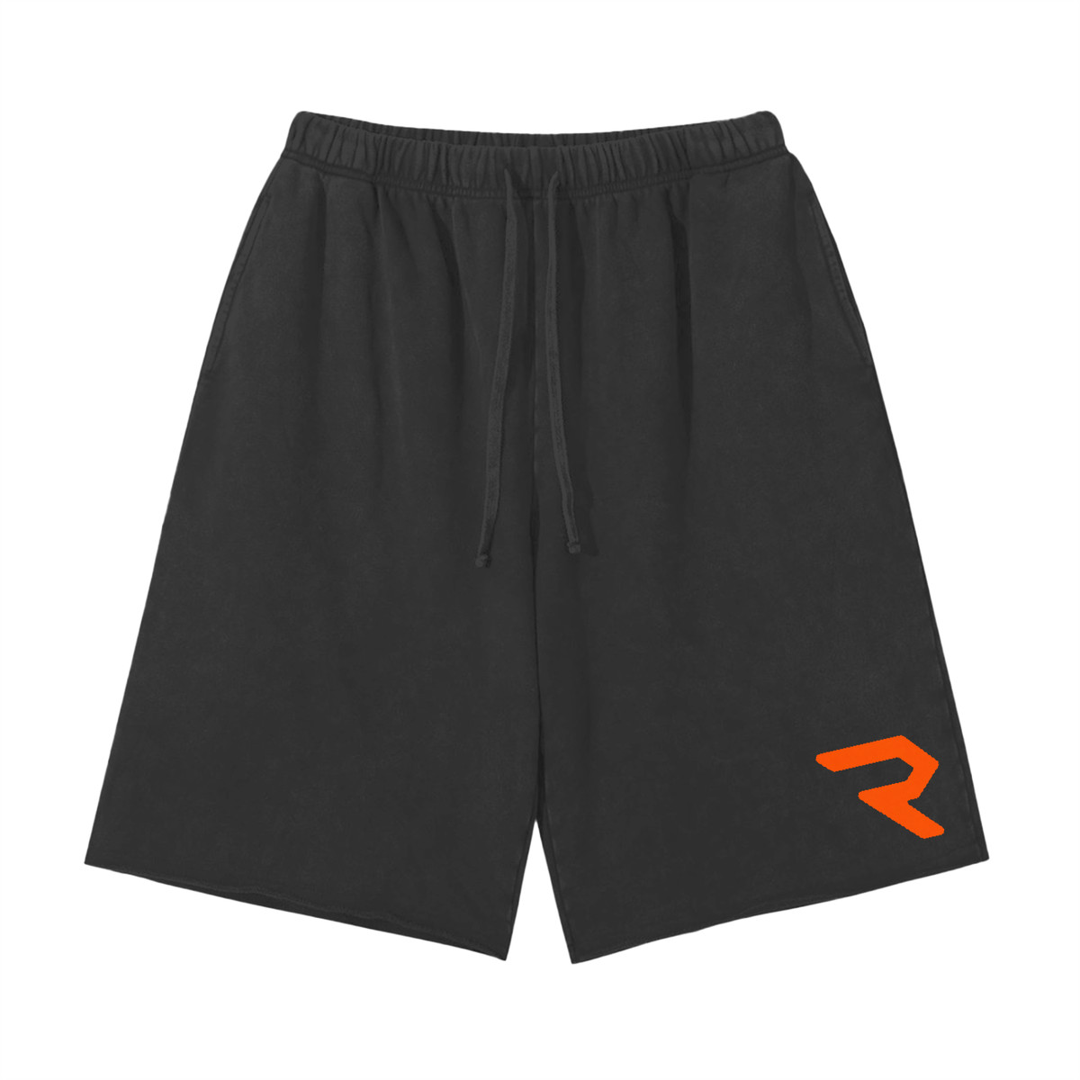 Oversized Heavyweight Raw Hem Shorts