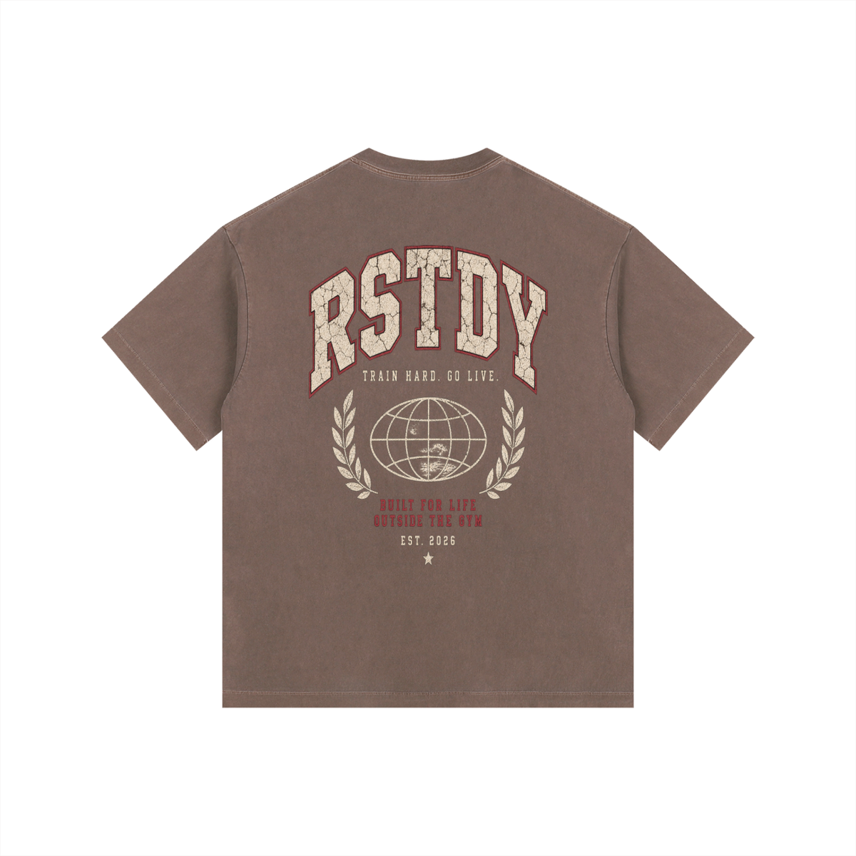 RSTDY Vintage Washed Oversized Cotton Tee