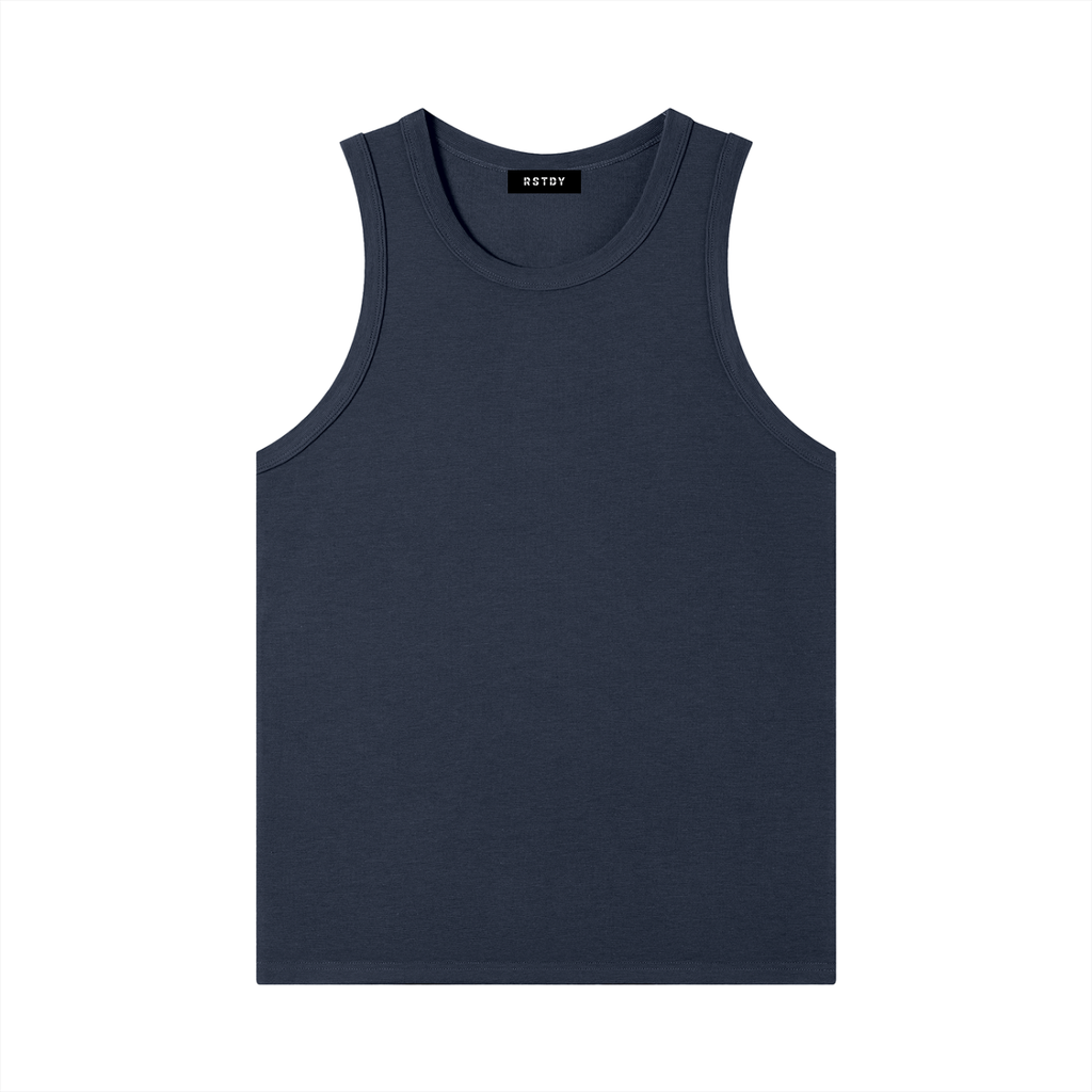 Minimal Heavyweight Ribbed Tank Top