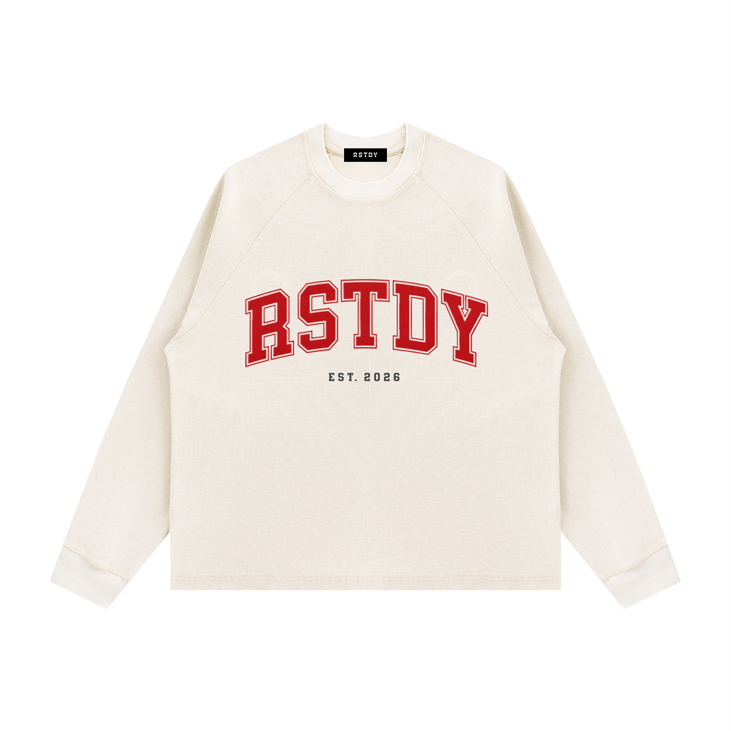 RSTDY Vintage Waffle Long Sleeve