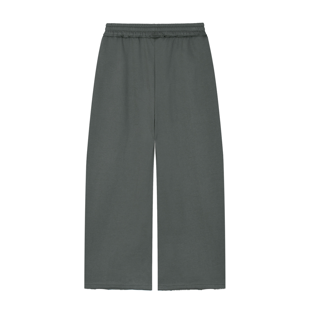 RSTDY Women’s Wide Leg Raw Edge Sweatpants