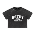 RSTDY Women's Collegiate Crop Tee